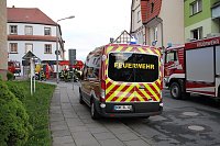 Bild: Gleich zwei Eins&auml;tze hatte die Feuerwehr gestern in Bleicherode zu absolvieren