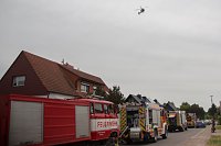 Bild: Laubenbrand mit Leichenfund