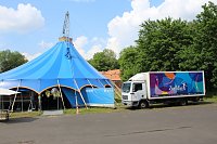 Bild: Zappelini-Zelt in der Parkallee neben der Rothleimm&uuml;hle