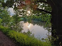 Bild: Abendstimmung am Rosenteich