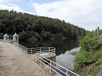 Bild: An der Neust&auml;dter Staumauer 