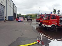 Bild: Feuerwehreinsatz auf der M&uuml;lldeponie Nentzelsrode