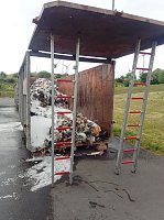 Bild: Feuerwehreinsatz auf der M&uuml;lldeponie Nentzelsrode