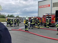 Bild: Feuerwehreinsatz auf der M&uuml;lldeponie Nentzelsrode
