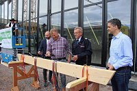 Bild: Richtfest in der Zorgestra&szlig;e