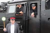 Wieder Dampf auf dem Kessel - seit heute kann man mit der HSB von Nordhausen aus wieder auf den Brocken fahren Bild: Wieder Dampf auf dem Kessel - seit heute kann man mit der HSB von Nordhausen aus wieder auf den Brocken fahren