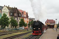 Wieder Dampf auf dem Kessel - seit heute kann man mit der HSB von Nordhausen aus wieder auf den Brocken fahren Bild: Wieder Dampf auf dem Kessel - seit heute kann man mit der HSB von Nordhausen aus wieder auf den Brocken fahren