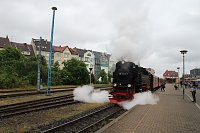 Wieder Dampf auf dem Kessel - seit heute kann man mit der HSB von Nordhausen aus wieder auf den Brocken fahren Bild: Wieder Dampf auf dem Kessel - seit heute kann man mit der HSB von Nordhausen aus wieder auf den Brocken fahren