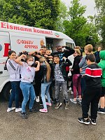 Bild: Eine "coole" Pause auf dem Petersberg