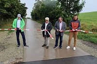 Fertigstellung des Radwegs von Auleben nach Badra Bild: Fertigstellung des Radwegs von Auleben nach Badra