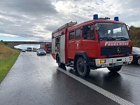 Unfall auf der A38 Bild: Unfall auf der A38