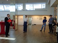 Bild: Ausstellung in der Kreissparkasse