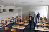 Bild: Im Schillergymnasium k&ouml;nnen die ersten fertiggestellten Klassenr&auml;ume genutzt werden