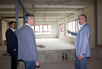 Bild: Im Schillergymnasium k&ouml;nnen die ersten fertiggestellten Klassenr&auml;ume genutzt werden