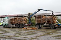Bild: Holzlasterkontrolle in Niedersachswerfen