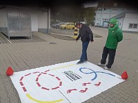 Bild: Verkehrssicherheitstag auf dem Netto-Parkplatz