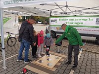 Bild: Verkehrssicherheitstag auf dem Netto-Parkplatz