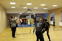 Bild: MDR-Team beim Training dr BSG Altstadt 05
