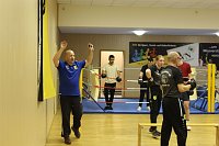 Bild: Andreas Dietrich-Scherfling in seinem Element: Training im ehemaligen "Ottos Steakhaus"