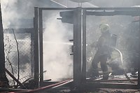 Bild: Nebengeb&auml;ude brannte