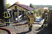 Bild: Nebengeb&auml;ude brannte