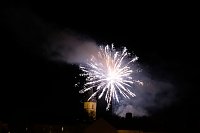 Bild: Feuerwerk am Martinsabend in Nordhausen