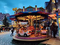 Bild: Auf dem Quedlinburger Weihnachtsmarkt