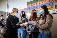 Ehrung für Teilnehmer der Chemieolympiade Bild: Ehrung für Teilnehmer der Chemieolympiade