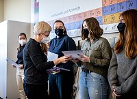 Ehrung für Teilnehmer der Chemieolympiade Bild: Ehrung für Teilnehmer der Chemieolympiade