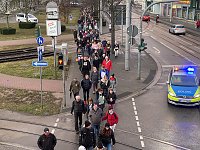 Bild: Montagsdemo in Nordhausen