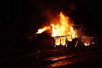Bild: Gartenlaubenbrand in Nordhausen 
