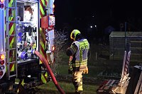 Bild: Gartenlaubenbrand in Nordhausen 