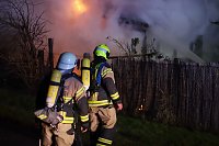 Bild: Gartenlaubenbrand in Nordhausen 