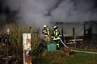 Bild: Gartenlaubenbrand in Nordhausen 