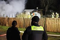 Bild: Gartenlaubenbrand in Nordhausen 