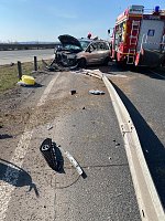 Unfall auf der A38 Bild: Unfall auf der A38