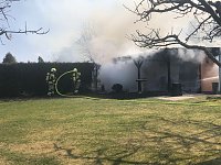 Garagenbrand in Werther Bild: Garagenbrand in Werther