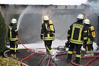 Garagenbrand in Werther Bild: Garagenbrand in Werther