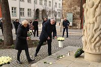 Gedenkveranstaltung zum Jahrestag der Bombardierung Nordhausens Bild: Gedenkveranstaltung zum Jahrestag der Bombardierung Nordhausens