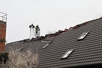 Bild: Dachstuhlbrand in Heringen 