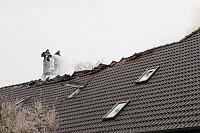 Bild: Dachstuhlbrand in Heringen 