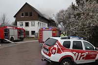 Bild: Dachstuhlbrand in Heringen 