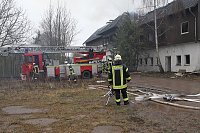 Bild: Dachstuhlbrand in Heringen 
