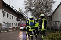 Bild: Dachstuhlbrand in Heringen 