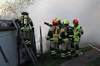 Bild: Gartenlaubenbrand im Nordh&auml;user Kastanienweg