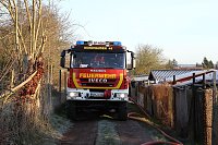 Bild: Gartenlaubenbrand im Nordh&auml;user Kastanienweg