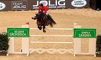 Bild: Peter Blei unterwegs auf der "Partner Pferd" in Leipzig