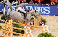 Bild: Peter Blei unterwegs auf der "Partner Pferd" in Leipzig
