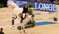 Bild: Peter Blei unterwegs auf der "Partner Pferd" in Leipzig