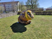 Peter Blei auf Osterspaziergang Bild: Peter Blei auf Osterspaziergang